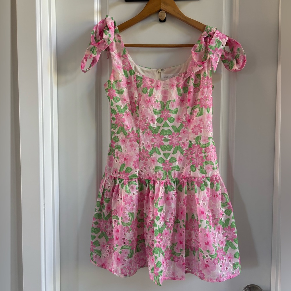 All in Favor Floral Minidress-XS - Picture 2 of 4